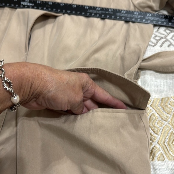 (W1) Zara Oversized trench jacket tied at the waist, size L - Picture 15 of 16